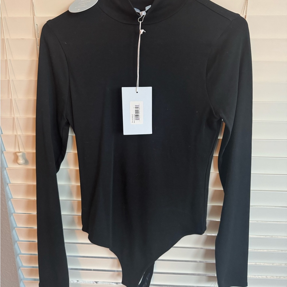 Hill House Black Long Sleeve Bodysuit